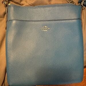 Peacock Coach Crossbody Purse